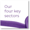 Our four key sectors
